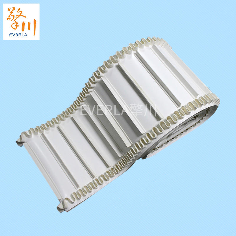 裙邊加擋板PU<a href='http://www.m.szfulaite.com/shusongdai/' target='_blank'><u>輸送帶</u></a>主圖